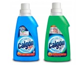 Set 2 Solutii anti-calcar, Calgon, 2 x 750 ml, Protejarea impotriva calcarului si murdariei, Elimina 99.9% bacterii