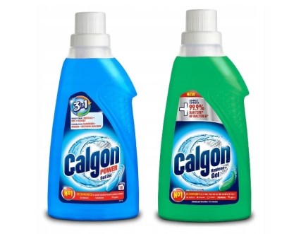 Set 2 Solutii anti-calcar, Calgon, 2 x 750 ml, Protejarea impotriva calcarului si murdariei, Elimina 99.9% bacterii foto