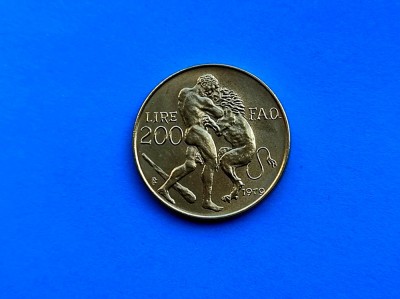 200 Lire 1979 San Marino-Calitate-RAR--Oferta!! foto