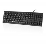 Tastatura USB, layout QWERTY, BLOW KP-106 10803, 104 taste, lungime cablu 1.5m , neagra