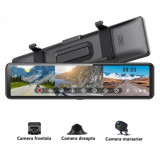 Cumpara ieftin Oglinda iSEN S33 DVR, 2K, 12 touch screen, Wireless CarPlay, Night vision, WiFi, GPS, Monitorizare parcare, 3 Camere