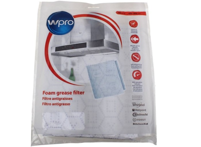 Filtru grasime hota universal, 47 x 97 cm, 140g m &sup2;, WPRO 484000008526