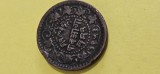 INDIA BRITANICA , STATUL GWALIOR ... 1/4 ANNA an 1896 , 8,34 grame