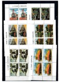 Sao Tome 1995 - Locomotive, cai ferate, serie minicoli neuzate