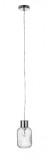 Lustra abajur sticla transparenta Showy, 60W, 15x120 cm