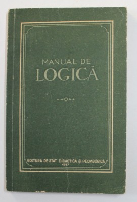 MANUAL DE LOGICA , 1957 foto