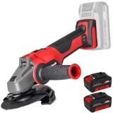 Einhell AXXIO 18/125 Q PXC + Twinpack - Polizor unghiular 125 mm + Set 2 acumulatori Li-Ion 18 V 4 Ah