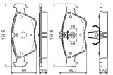 Bosch 0986494002 Set Placute Frana Disc Mercedes-Benz C-Class CLK E-Class SLK