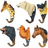 Cuier &ldquo;Animale&rdquo; rasina, plastic si metal