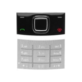 Set tastatură Nokia X3 negru-argintiu