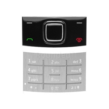 Set tastatură Nokia X3 negru-argintiu foto