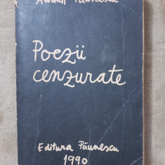 Poezii cenzurate - Adrian Păunescu