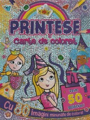 Printese Carte De Colorat Cu Abtibilduri, - Editura Flamingo