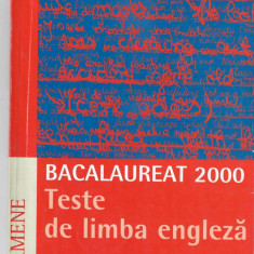 Teste de limba engleza, Bacalaureat 2000