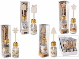 Set 4 parfumuri camera Craciun multiarome cm 3 x 3 x 12,5 H, 10 ml