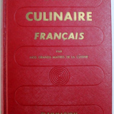 L ' ART CULINAIRE FRANCAIS - LES RECETTES DE CUISINE - PATISSERIE - CONSERVES DES MAITRES CONTEMPORAINS LES PLUS REPUTES , 1958