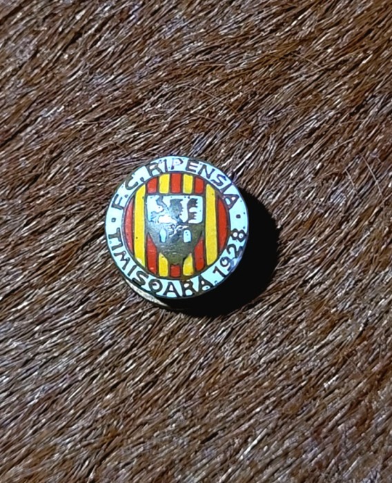 Insigna Regalista Romania F.C. Ripensia Timisoara 1928