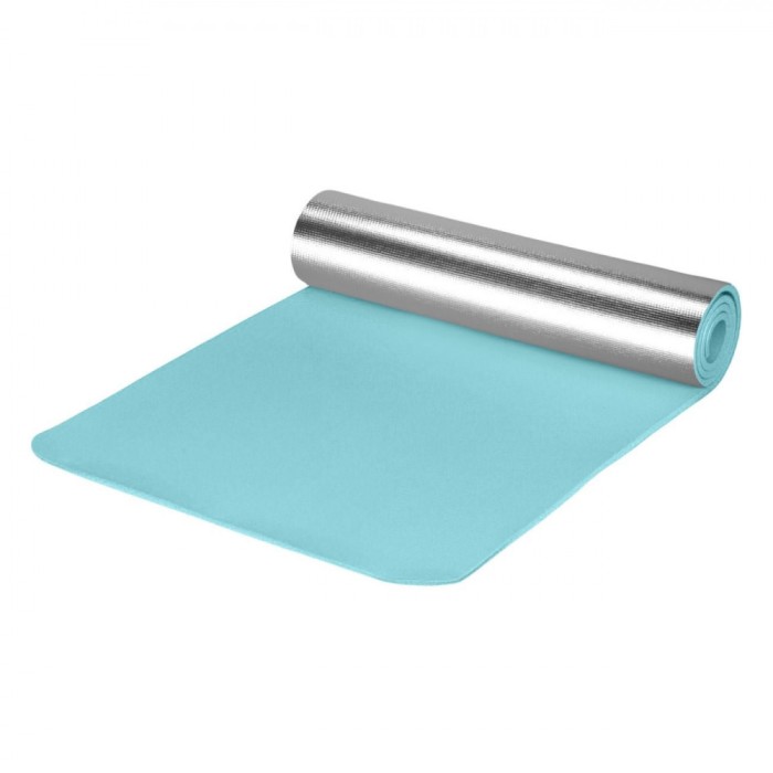 Saltea Gimnastică, Model Aluminiu, Culoare Turcoaz, Dimensiuni 180x60x0.8cm