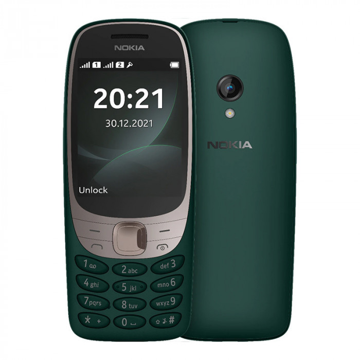 Telefon mobil Nokia, 2.8 inch, 8 MB RAM, 16 MB, 2G, 1150 mAh, dual SIM, Verde