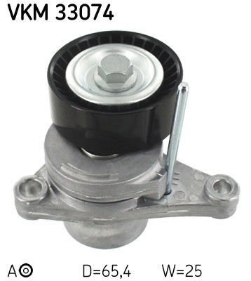 SKF VKM 33074 rola intinzator,curea transmisie foto