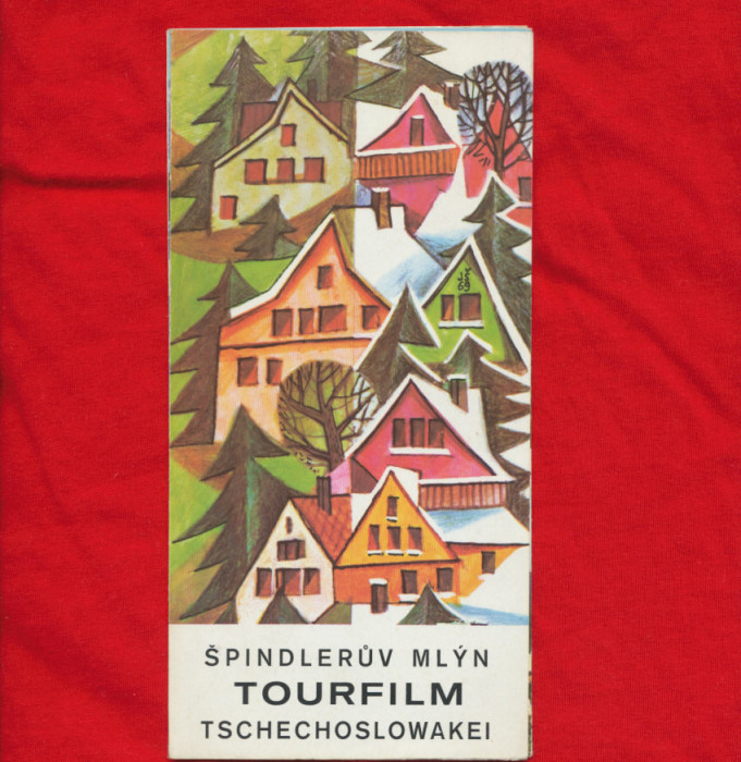 Spindleruv Mlyn TOURFILM Tsechoslowakei - 1970 - pliant 12 pagini