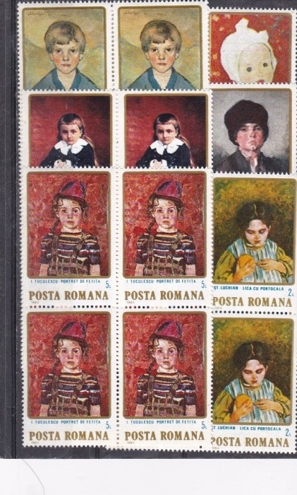Romania figuri de copii L.P. 1113 Romania figuri de copii L.P. 1113