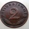 2.864 GERMANIA 2 REICHSPFENNIG 1938 D