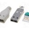 Conector USB A, pe cablu, {{Producator}} -