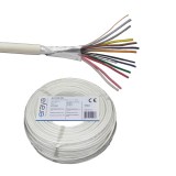 Cumpara ieftin Cablu Alarma Ecranat Cupru Integral 12 Fire 100m Eraya AL11222-100 - Fabricat in Italia