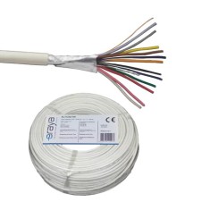 Cablu de alarma 12 fire ecranate, cupru integral, 100m - Eraya AL11222-100