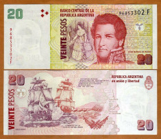 = ARGENTINA - 20 PESOS ? 2018 ? UNC = foto