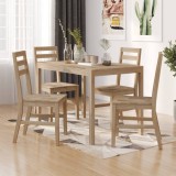 vidaXL Set mobilier de bucătărie, 5 piese, lemn masiv de acacia