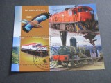 Togo 2023 Coliță &ndash; Locomotive Clasice și Moderne, 3600F, obliterat, Transporturi, Stampilat