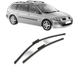 Cumpara ieftin Set stergatoare RENAULT MEGANE II Estate (KM0/1_) 2003-2011, pentru parbriz, Valeo Silencio Xtrm