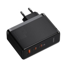 INCARCATOR RETEA Baseus GaN5 Pro Digital,Quick Charge 160W,2xUSB Type-C Output 5V/3A,1xUSB,(include cablu USB Type-C la USB Type-C de 240W),negru&amp;quot
