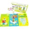 Joc Interactiv 2 in 1, Puzzle din Lemn Multifunctional, Jenga Turnul Instabil