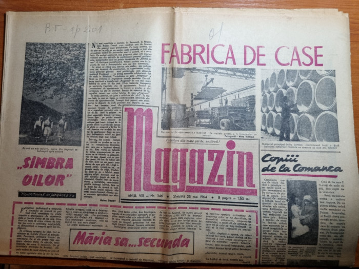 magazin 23 mai 1964-sambra oilor in oas,art. comanca olanesti,teatrul tandarica