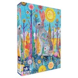 Puzzle Black Sea Lumea colorată: Iepure - 1000 de piese
