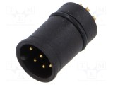 Conector M12 tată 8 pini 2A 30V IP67 LUTRONIC