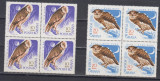 M1 TX2 9 - 1967 - Pasari de prada - perechi de cate patru timbre, Fauna, Nestampilat