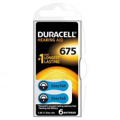 Baterie Duracell pentru aparat auditiv DA675 6buc foto