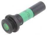 Lampă LED Control Verde 130VDC &Oslash;16mm