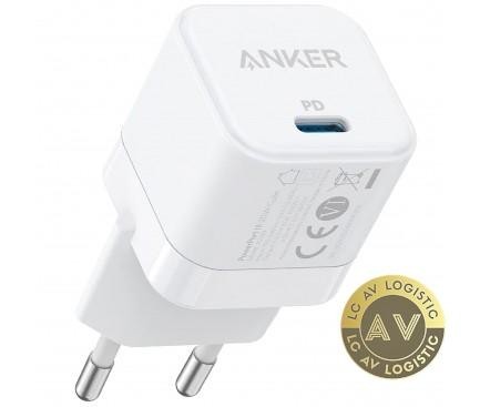 Incarcator Retea Anker PowerPort III Cube 20W 3A 1 x USB-C Alb A2149G21