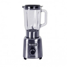 Blender HBL-ICE1000XMC, 1000 W, 1.5 l, Viteza variabila, Pulse, Zdrobire gheata, Bol sticla, Inox