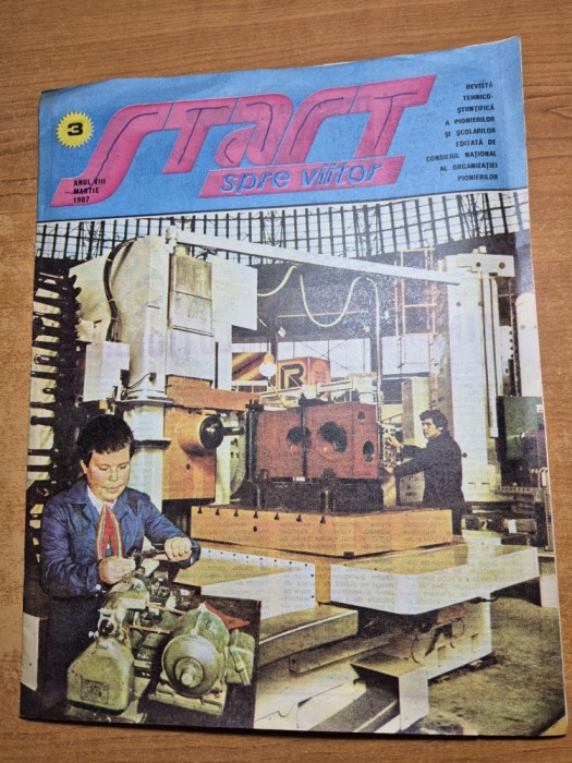 revista pentru copii - start spre viitor - martie 1987