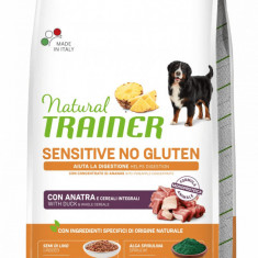 Natural Trainer, Sensitive No Gluten Medium Maxi Adult, Rata, 12 kg