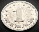 Moneda 1 DINAR - RSF YUGOSLAVIA, anul 1963 * cod 937 = excelenta, Europa