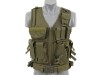 Vesta Tactica Airsoft 8FIELDS V2 Olive, Toc Pistol, Sistem Molle, Ajustabila, Nylon 600D