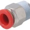 Racord Push-in Simplu PBT BSP 3/8&quot;