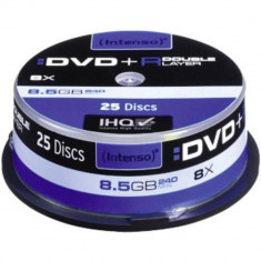 Mediu optic Intenso DVD-R 8.5GB 8x 25 bucata foto